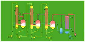 Three Effect Falling Film Evaporator